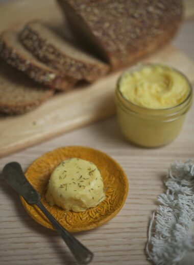 Fat free polenta butter