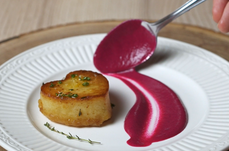 Heart-Shaped Fondant Potatoes