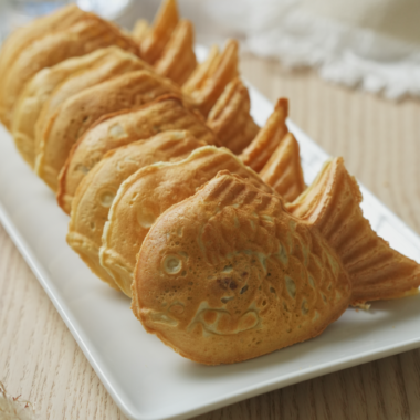 vegan Taiyaki served