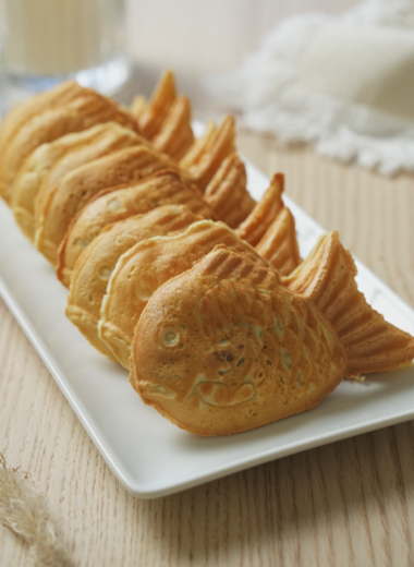vegan Taiyaki served