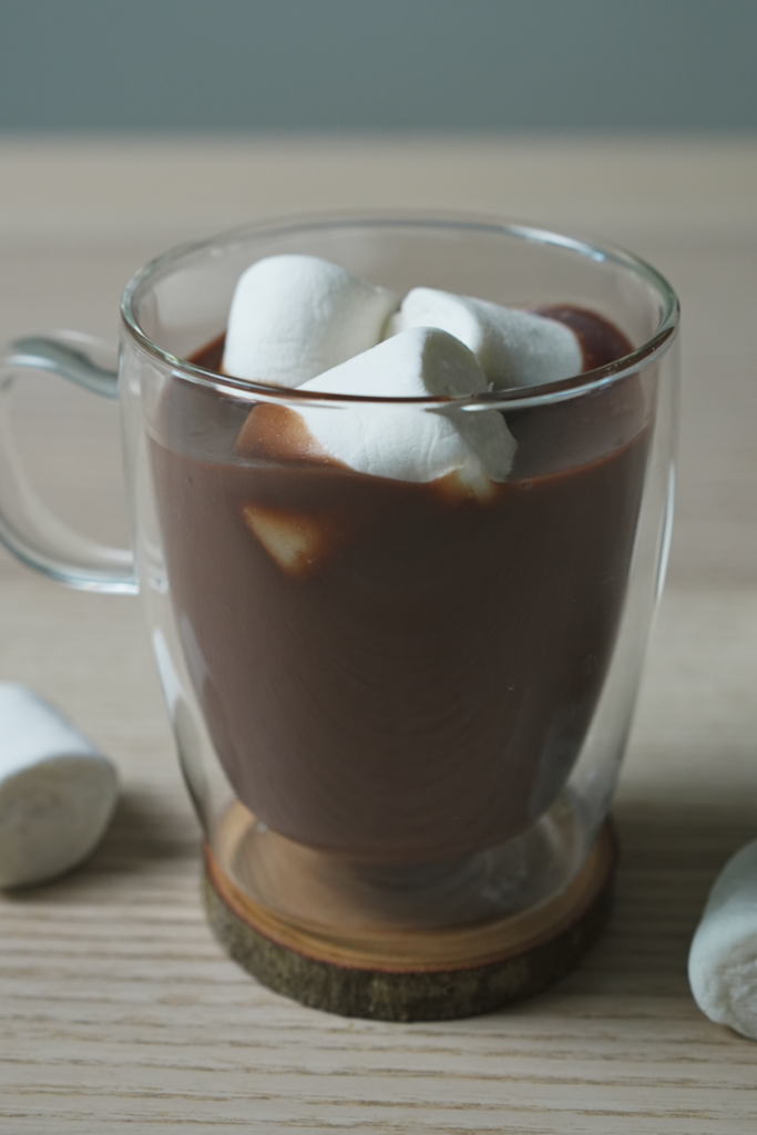 hot chocolate jelly in mug