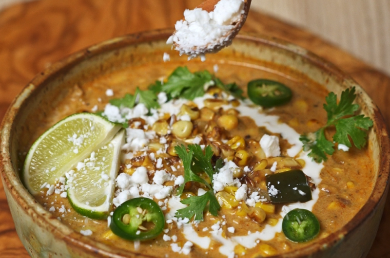 Mexican Street Corn Soup