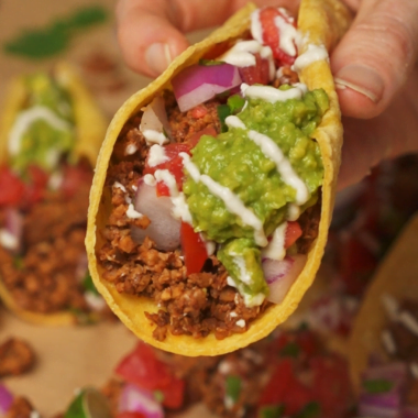Healthiest Taco You Will Ever Eat. (Meat & Dairy-Free!)