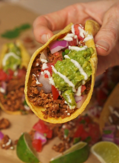Healthiest Taco You Will Ever Eat. (Meat & Dairy-Free!)